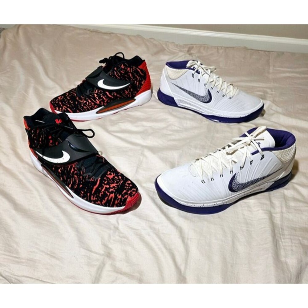 Nike Kobe AD Mid "Baseline" + KD 14 EP 'Bred' - Men sz 18 Lot
